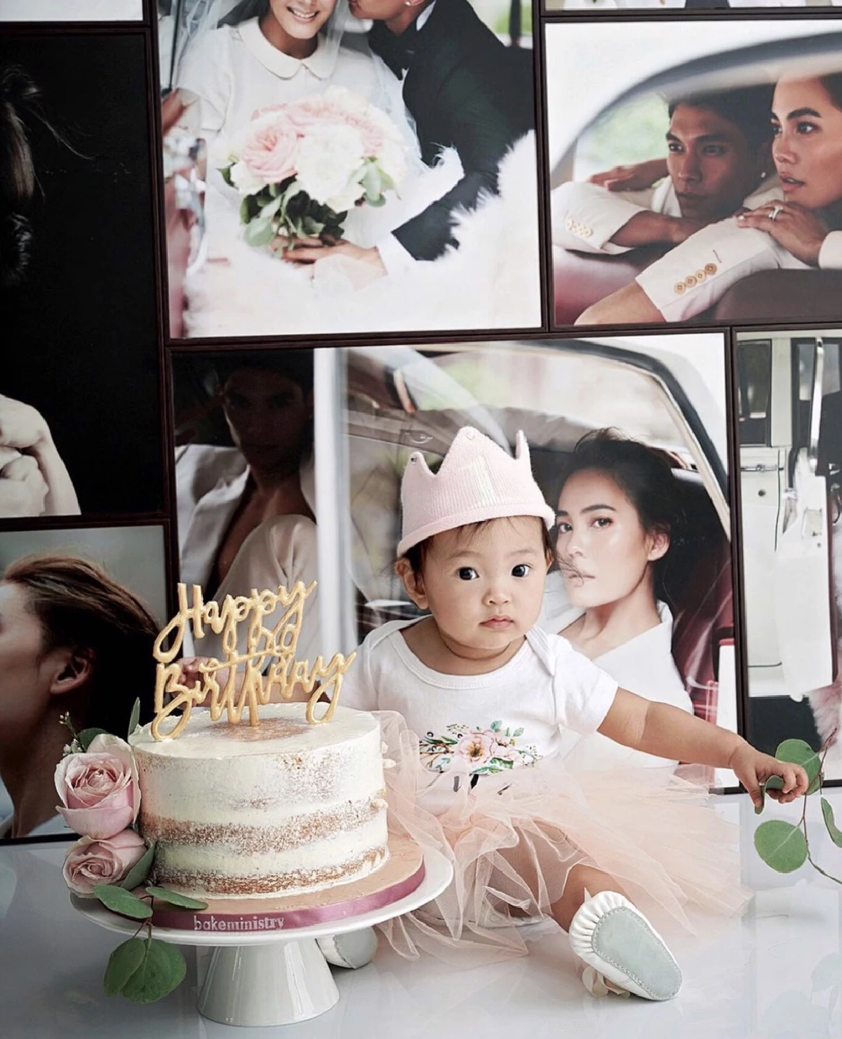 ภาพน่ารัก! เจนี่-มิกกี้ ฉลองวันเกิด น้องโนล่า เผลอแปปเดียว1ขวบแล้ว