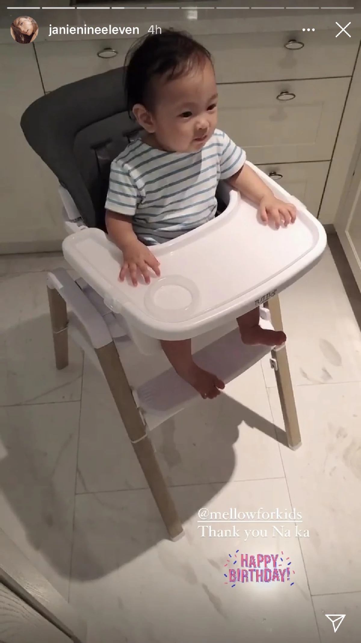 ภาพน่ารัก! เจนี่-มิกกี้ ฉลองวันเกิด น้องโนล่า เผลอแปปเดียว1ขวบแล้ว