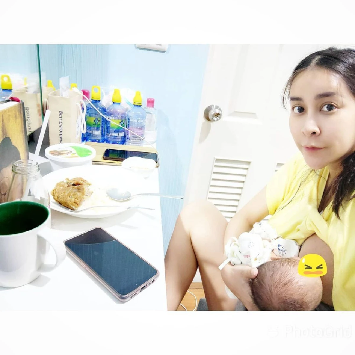 "ใหม่ สุคนธวา" เผยภาพถ่ายสุดเอ็กซ์คลูซีฟ  บันทึกโมเมนต์นอนให้นมลูก สุขจนลืมเจ็บ! 