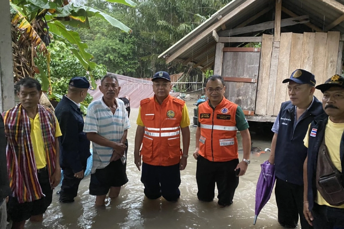 เตือนรับมือ!อีก60ชั่วโมงมวลน้ำจากนครศรีฯถึงสุราษฎร์ฯ