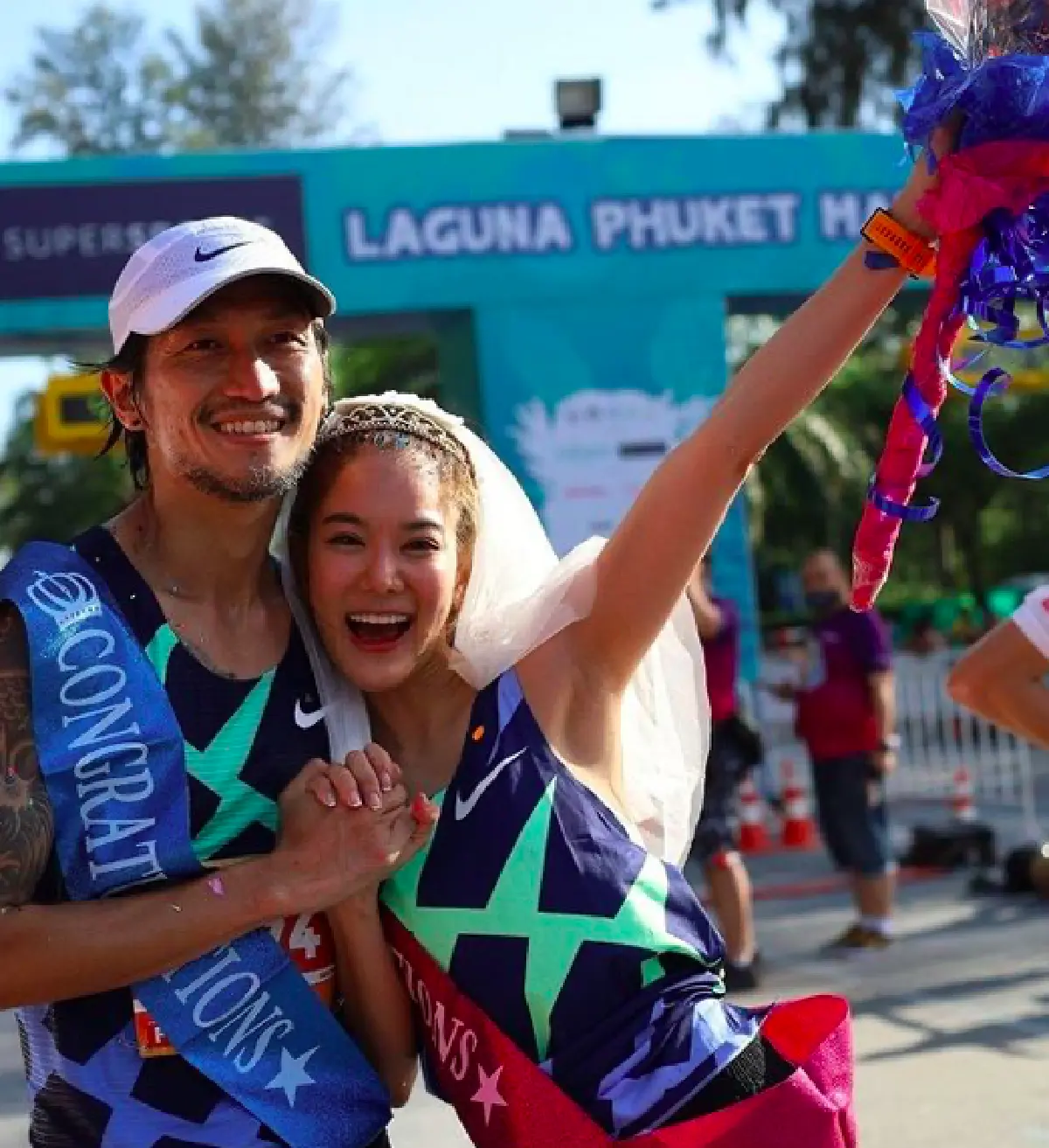 "ตูน-ก้อย" จัดทริปฮันนีมูนลงวิ่งมาราธอน หลังครบรอบแต่งงาน 1 อาทิตย์