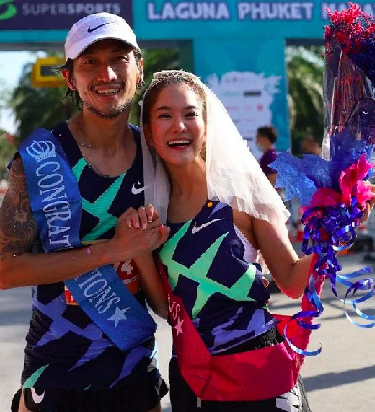 "ตูน-ก้อย" จัดทริปฮันนีมูนลงวิ่งมาราธอน หลังครบรอบแต่งงาน 1 อาทิตย์