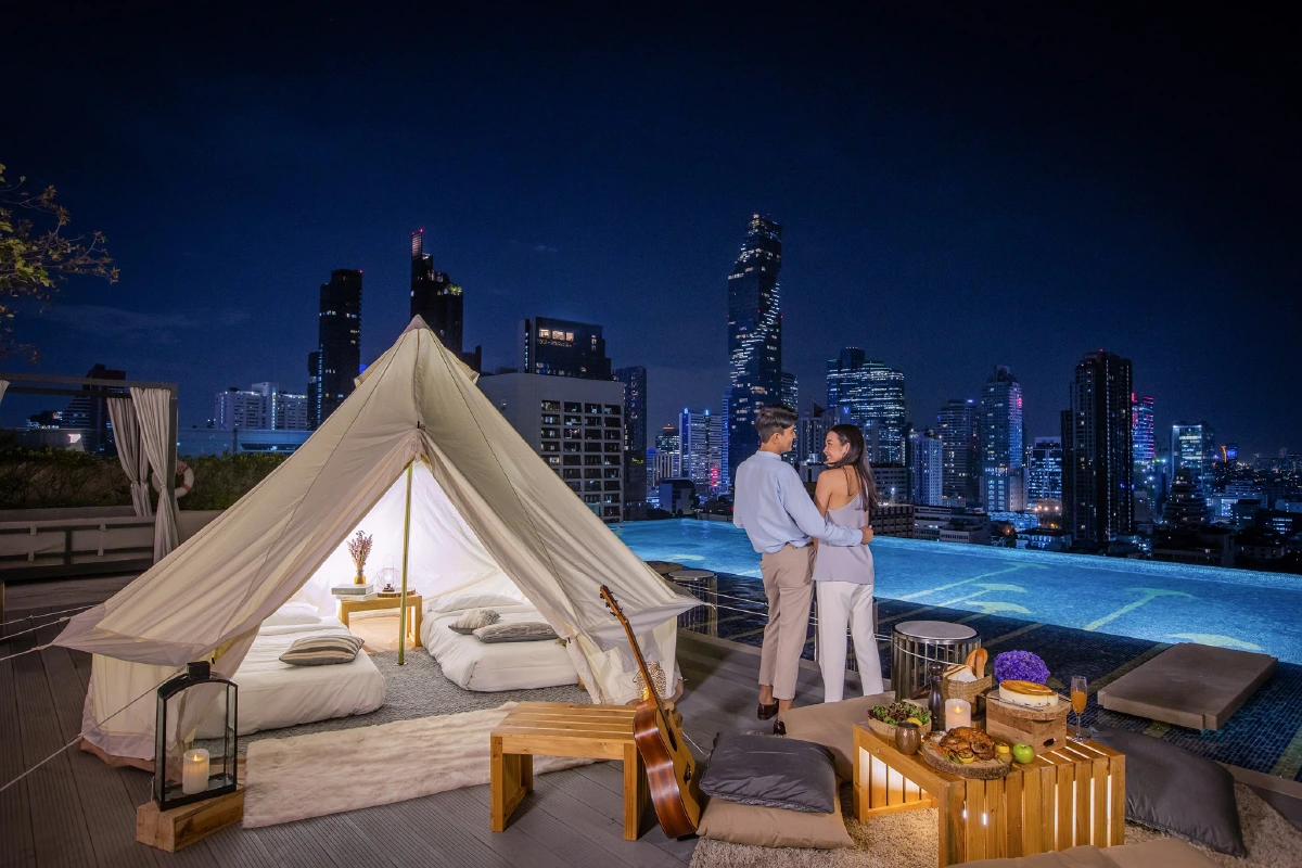 “แกลมปิ้ง” ใต้แสงดาวที่แรกและที่เดียวในกรุงเทพ!