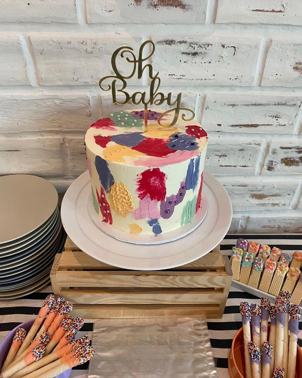 เทย่า-มิก้า จัดเบบี้ชาวเวอร์สุดอบอุ่น พร้อมเฉลยเพศลูกคนแรก