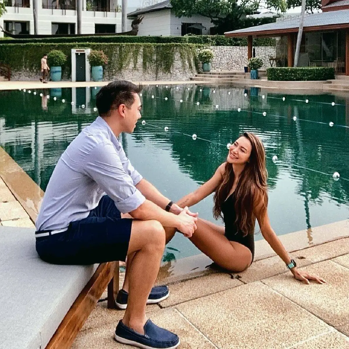 หวานนานๆที โย ยศวดี จัดทริปควงแฟนหนุ่มรูปหล่อสวีทริมทะเล 