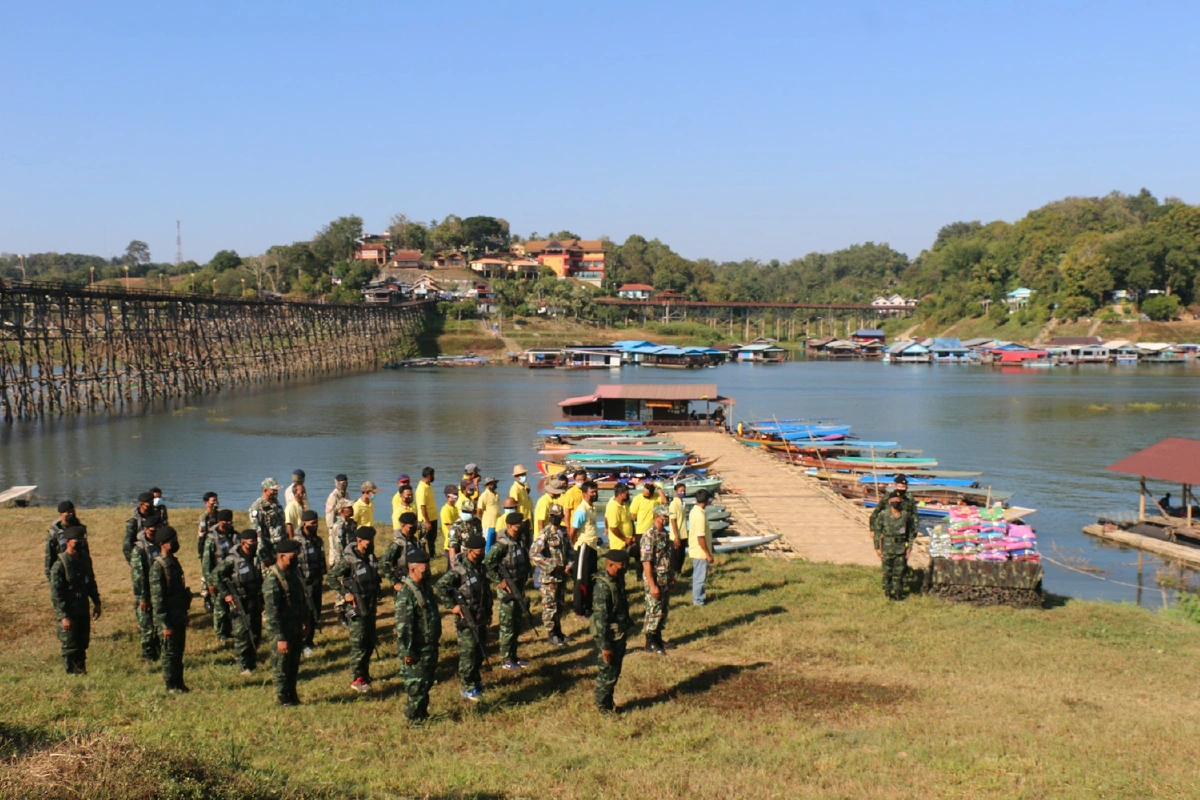 แม่ทัพภาค1สั่งคุมเข้มชายแดนกาญจนบุรีสกัดโควิด-19