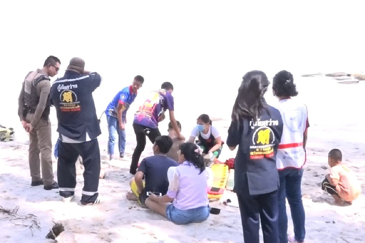 ฝืนธงแดงลงเล่นน้ำนักเรียนหญิงวัย15จมทะเลดับ