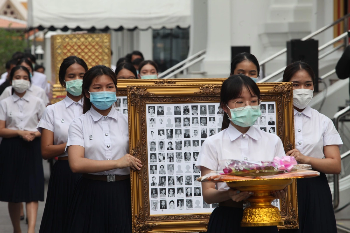 ประมวลภาพพิธีพระราชทานเพลิงศพอาจารย์ใหญ่ผู้อุทิศร่างให้วงการแพทย์