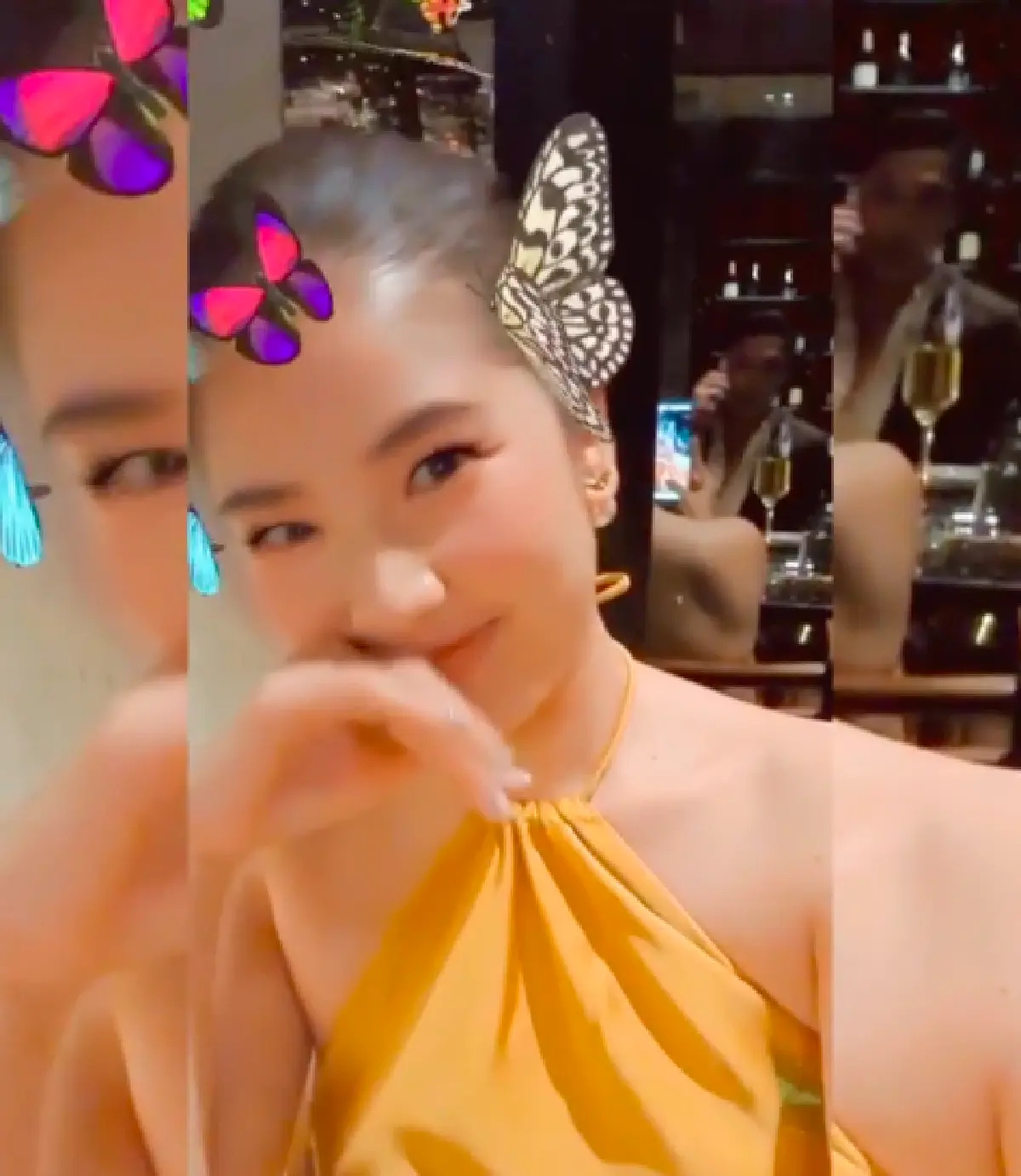  “ฝน ศนันธฉัตร” หัวใจกลับมาเป็นสีชมพู โพสต์ภาพติดหนุ่มปริศนาในกระจก