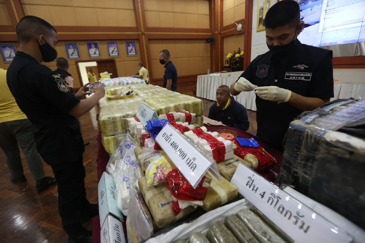 ปส.โชว์ผลงานจับ8คดีใหญ่ยึดยาบ้า13ล้านเม็ดไอซ์20กก.