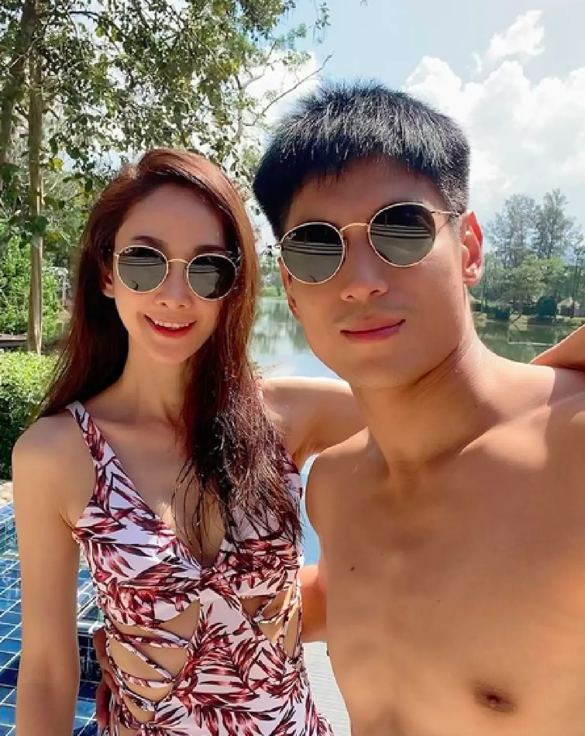 แซ่บแพ็กคู่! “ยุ้ย จีรนันท์” แท็กทีมสามี “ธัญญ์ ธนากร” เที่ยวทะเล อวดหุ่นเป๊ะ