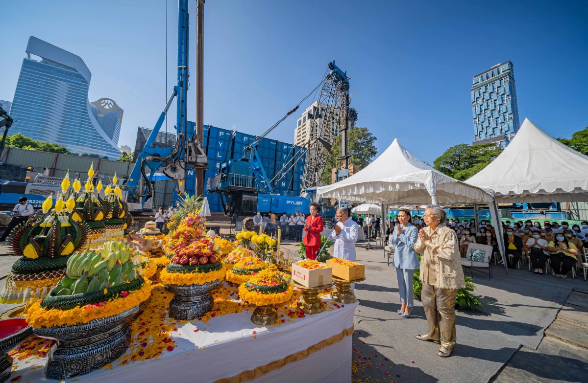 อมัน นายเลิศ กรุงเทพฯ ตอกย้ำความสำเร็จ รุกหน้าเดินเครื่องโครงการเบิกฤกษ์ทำพิธีลงเสาเข็ม