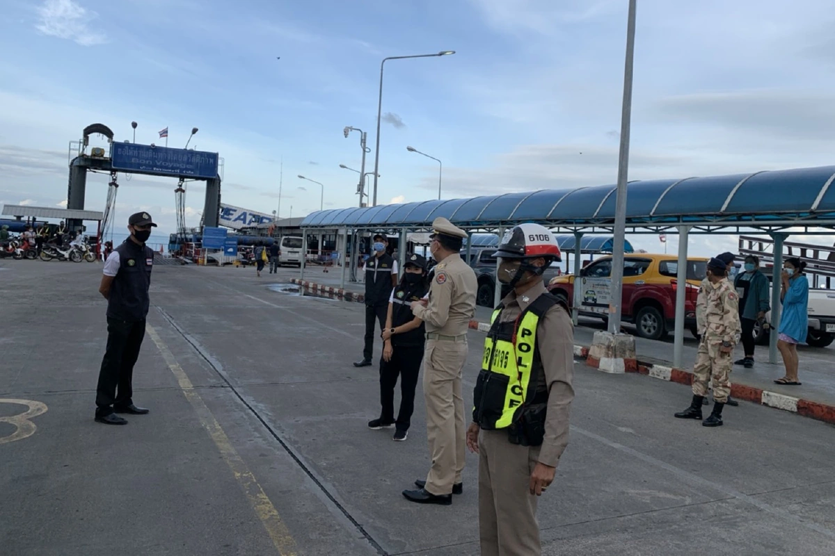 สุราษฎร์ฯตั้งจุดคัดกรองเข้ม 4 มุมเมือง12จุดสกัดโควิดระบาด