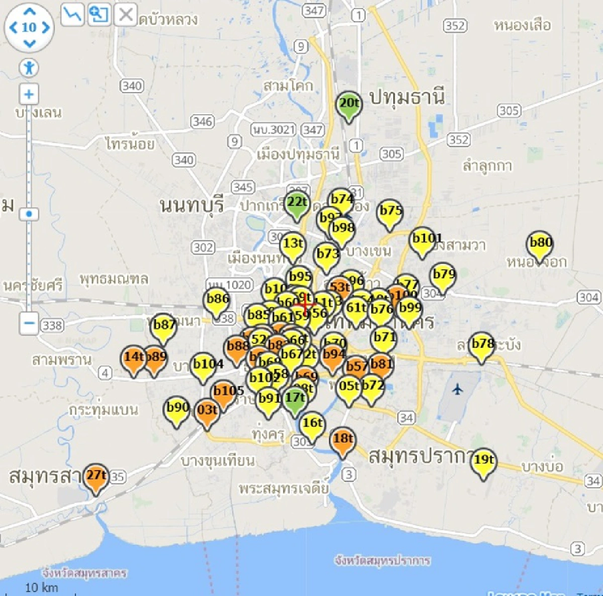 ฝุ่นพิษพุ่ง! เช้านี้ กทม.ปริมณฑล เกินค่ามาตรฐาน 20 จุด
