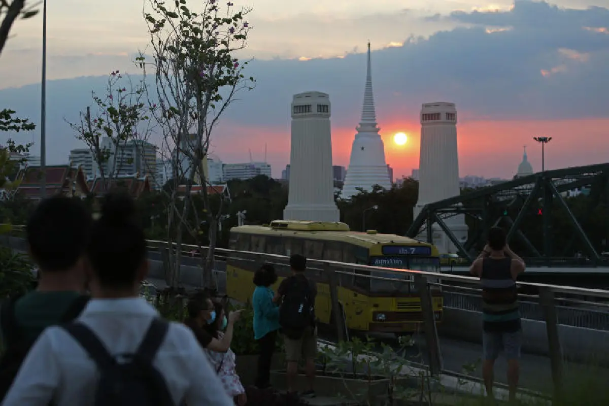 แสงสุดท้ายแห่งปี63 เหนือแม่น้ำเจ้าพระยา จุดชมวิว 360องศา
