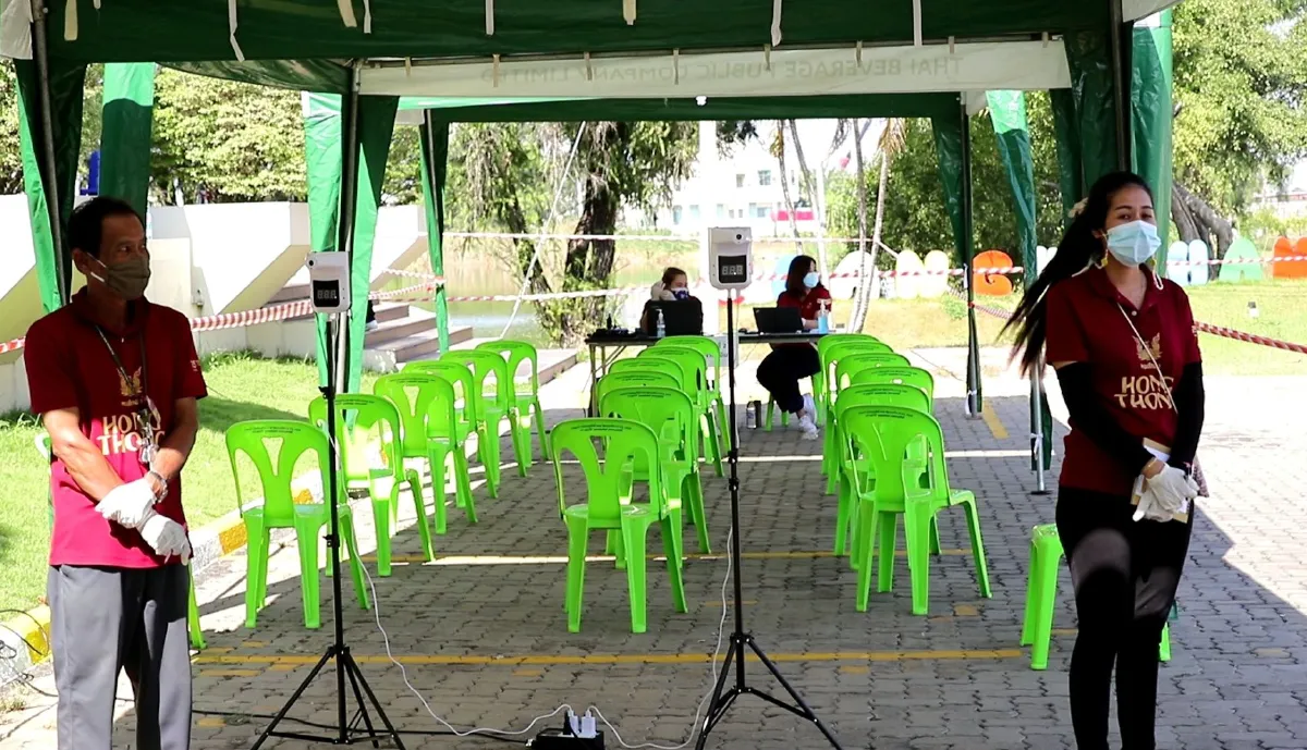 ตรวจเชิงรุกพนักงาน600คนโรงงานสุราบางยี่ขันหาเชื้อโควิด-19