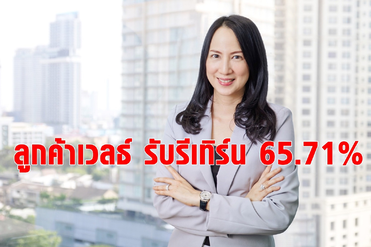 ลูกค้าเวลธ์ ธนาคารทิสโก้ รับรีเทิร์น 65.71% ลูกค้าเวลธ์ ธนาคารทิสโก้ รับรีเทิร์น 65.71%