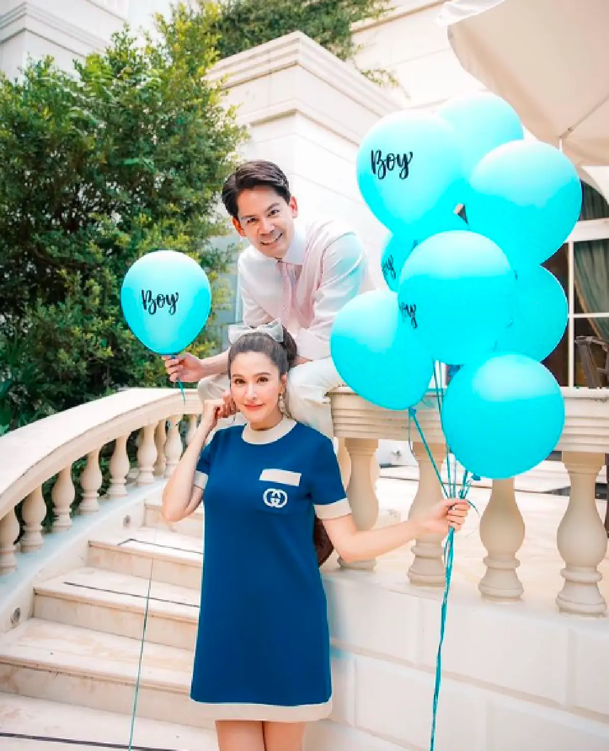 “ศรีริต้า-กรณ์” จัดปาร์ตี้เฉลยเพศลูกคนแรก ทายาทหมื่นล้าน! 