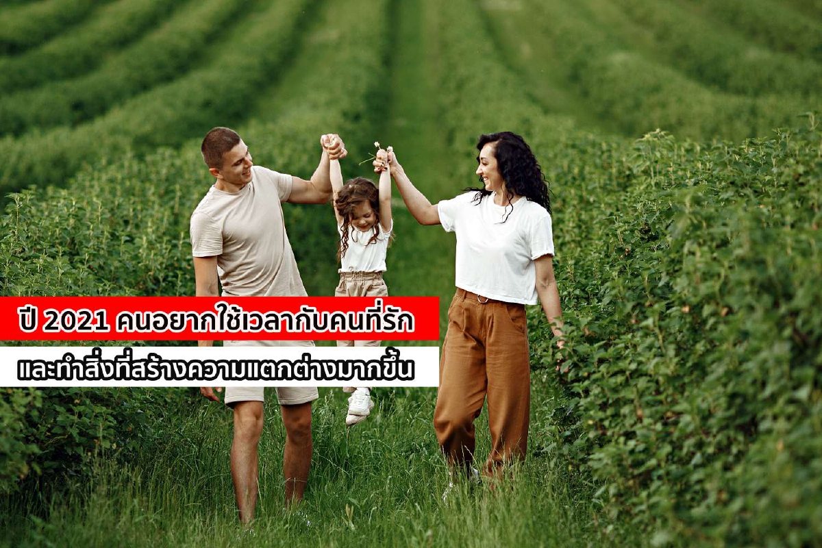 สิ่งสำคัญในปี 2021 ชี้คนอยากใช้เวลากับคนที่รัก และทำสิ่งที่สร้างความแตกต่างมากขึ้น สิ่งสำคัญในปี 2021 ชี้คนอยากใช้เวลากับคนที่รัก และทำสิ่งที่สร้างความแตกต่างมากขึ้น