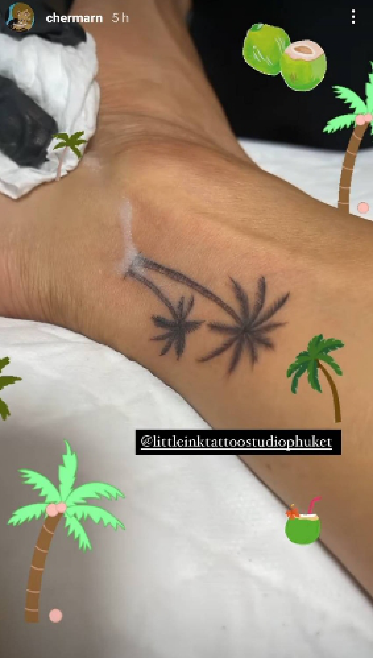 “พลอย เฌอมาลย์" อวดลายรอยสักลายใหม่ เข้ากับตัวเองน่ารักมากๆ 