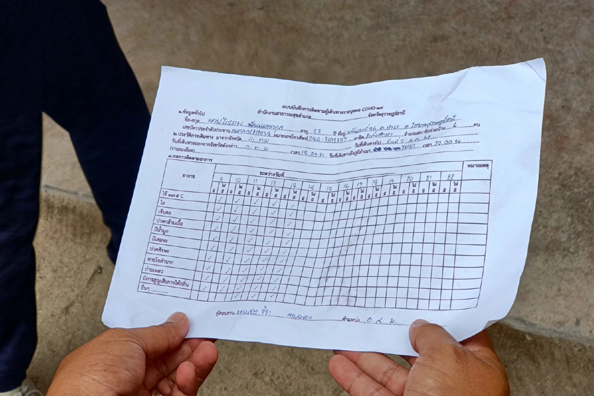 หนุ่มไชยากลับจากกทม.แยกเดี่ยวกักตัวเองในสวนปาล์ม14วัน