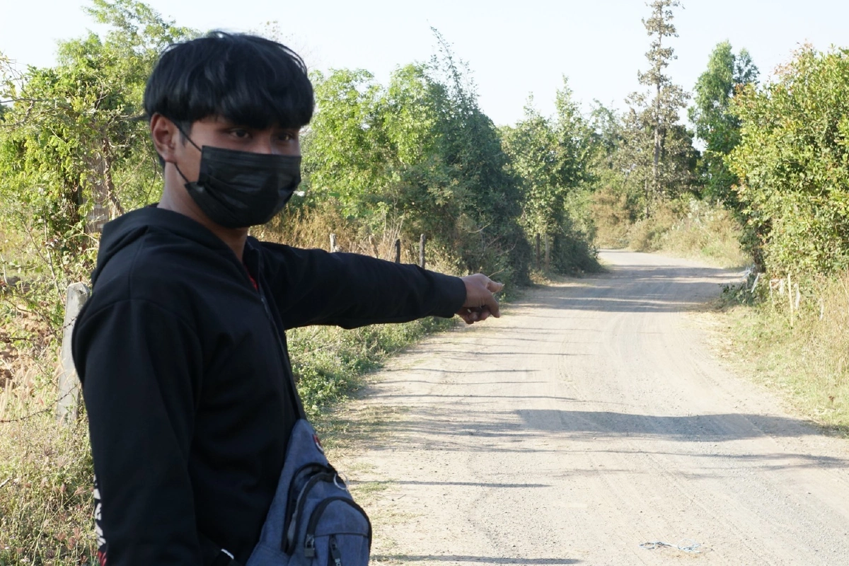 หนุ่มขับรถจยย.เจอเชือกผูกว่าวบาดคอหวิดถึงลอดลม