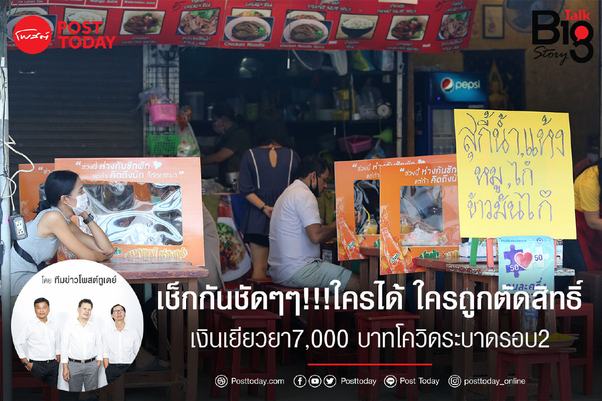 เช็กกันชัดๆๆ!!!ใครได้ ใครถูกตัดสิทธิ์ เงินเยียวยา7,000 บาทโควิดระบาดรอบ2 เช็กกันชัดๆๆ!!!ใครได้ ใครถูกตัดสิทธิ์ เงินเยียวยา7,000 บาทโควิดระบาดรอบ2