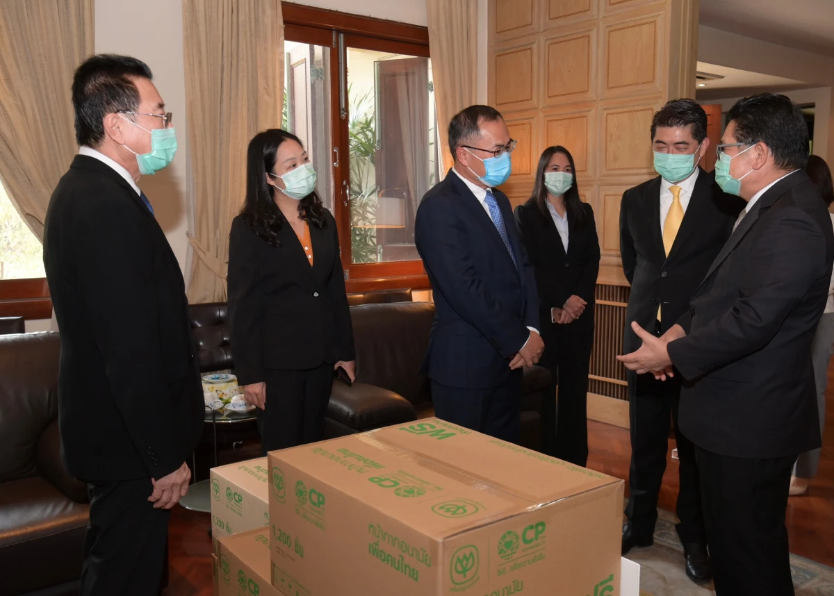 CP-CPF มอบหน้ากากอนามัยซีพีช่วยแรงงานต่างชาติผ่าน 3 สถานทูต