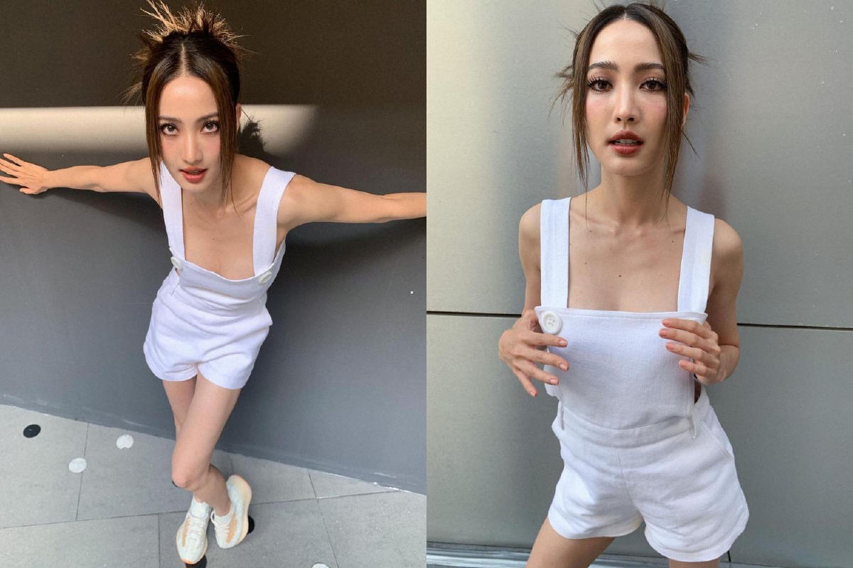แต้ว ณฐพร เซ็กซี่สดใสในชุดเอี๊ยมสีขาว จัดเต็มท่าโพสสุดปัง แต้ว ณฐพร เซ็กซี่สดใสในชุดเอี๊ยมสีขาว จัดเต็มท่าโพสสุดปัง