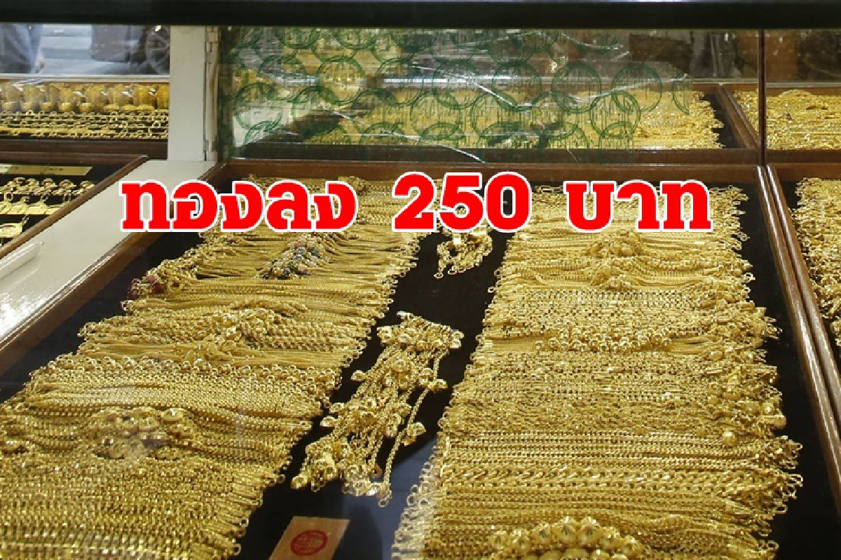 ทองคำ 16 มค. ลงแรง 250 บาท ทองคำ 16 มค. ลงแรง 250 บาท