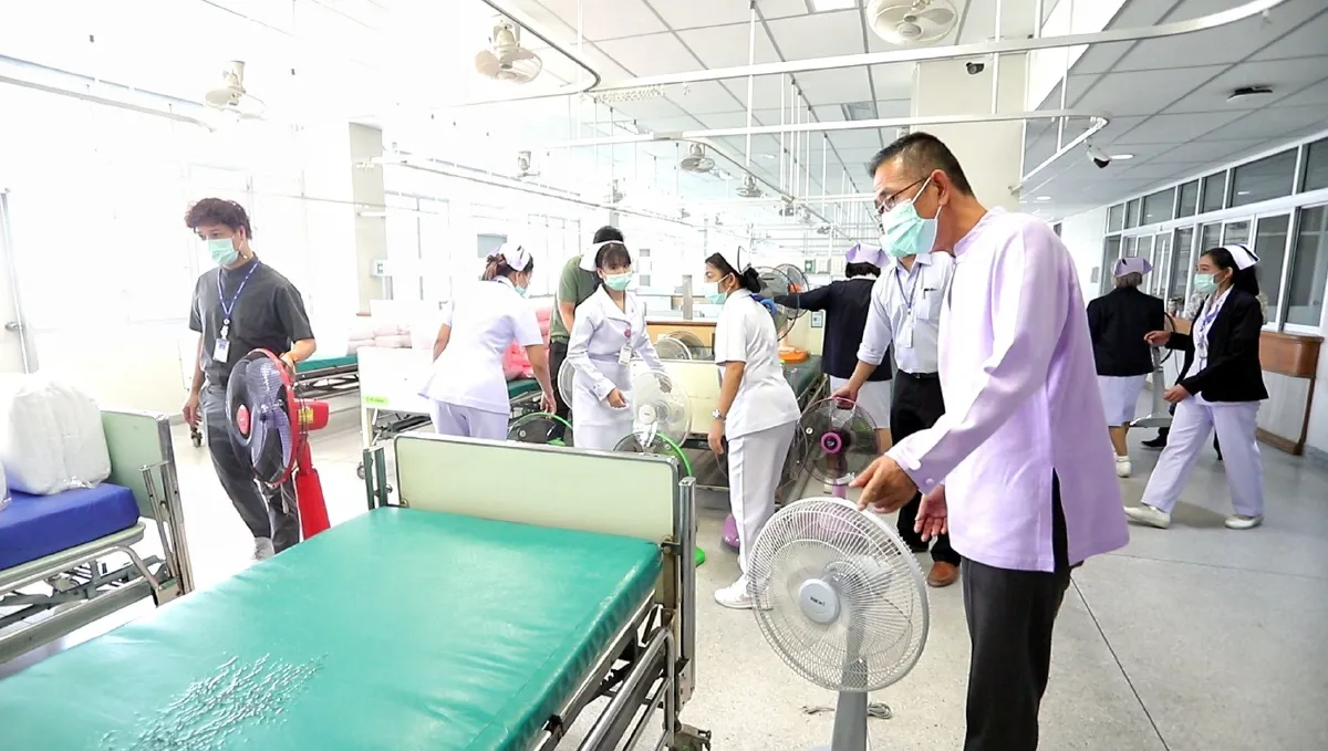 เตรียมความพร้อมรพ.ราชวิถี2(รังสิต)เป็นโรงพยาบาลสนามรับผู้ป่วยโควิด