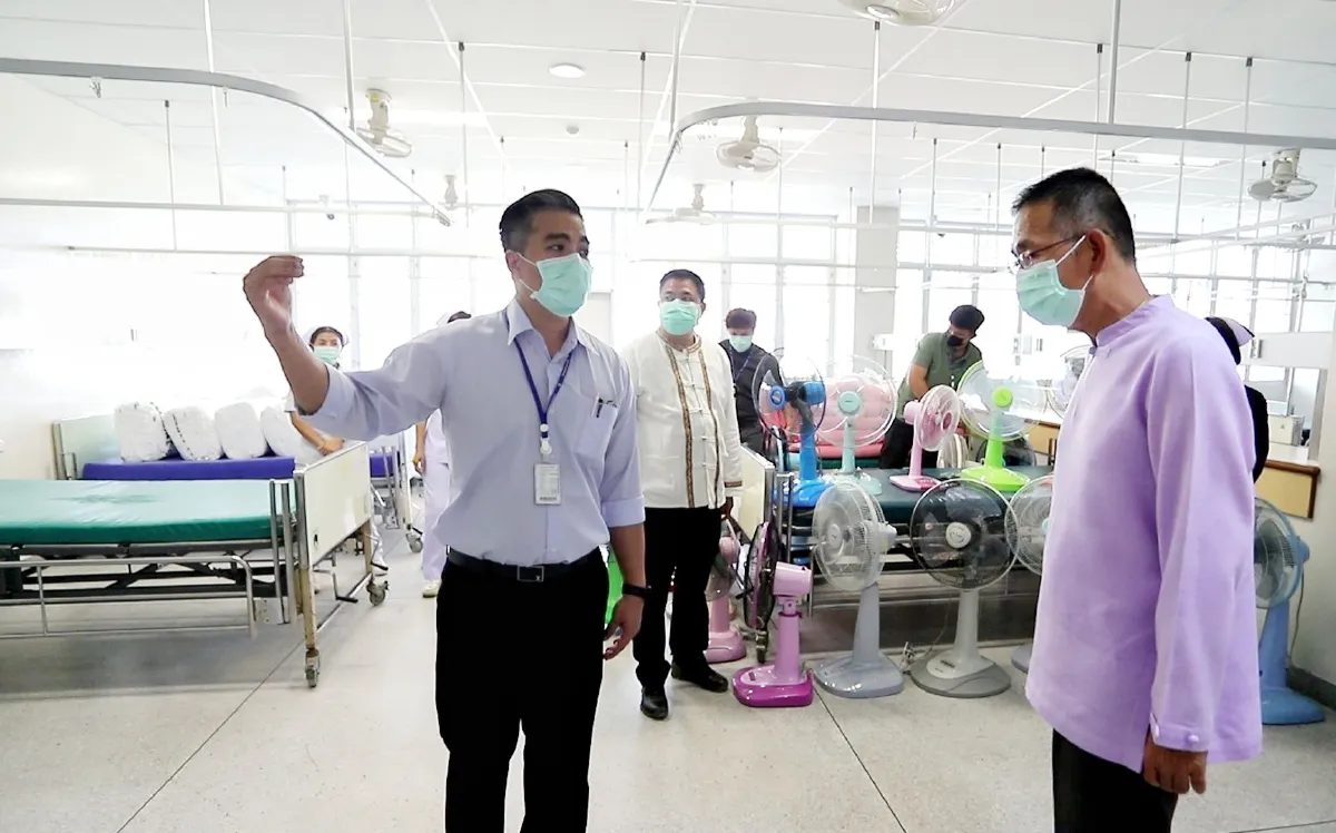 เตรียมความพร้อมรพ.ราชวิถี2(รังสิต)เป็นโรงพยาบาลสนามรับผู้ป่วยโควิด