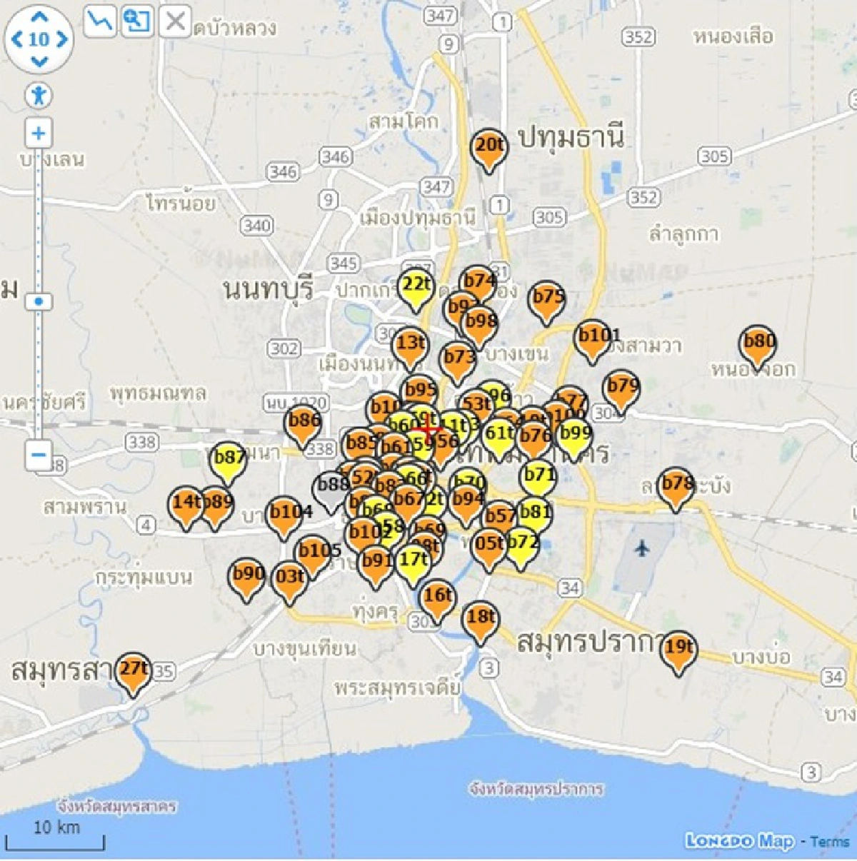53พื้นที่กทม.-ปริมณฑลค่าฝุ่นPM2.5เกินมาตรฐาน
