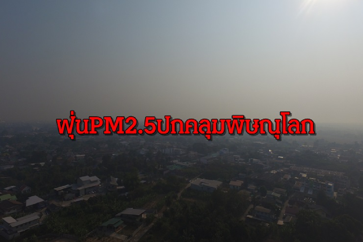 พิษณุโลกอ่วม! ค่าฝุ่นPM2.5เกินค่ามาตรฐาน พิษณุโลกอ่วม! ค่าฝุ่นPM2.5เกินค่ามาตรฐาน