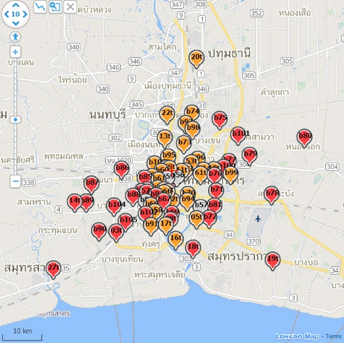 จมฝุ่น! วันนี้ กทม.-ปริมณฑลค่าPM2.5 เกินค่ามาตรฐาน 72 พื้นที่