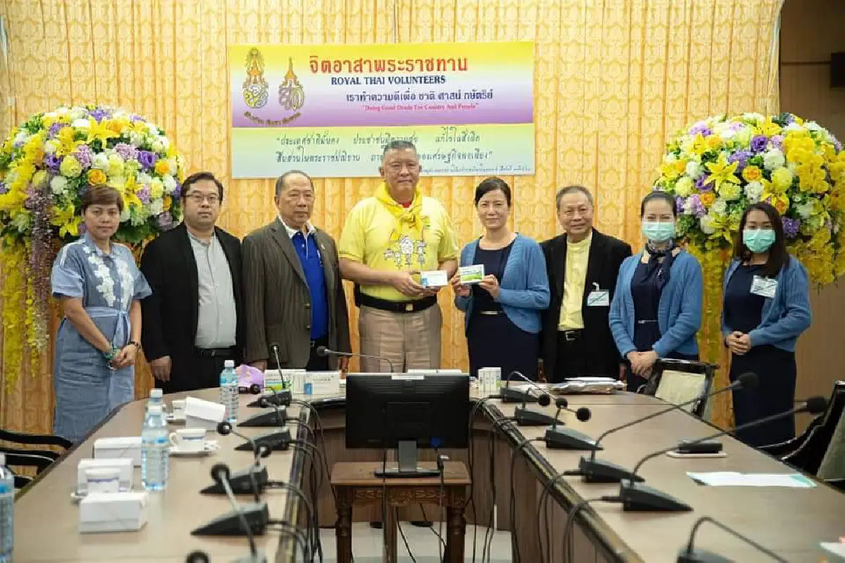 ศอญ.รับมอบยานำไปแจกจ่ายจิตอาสาทำหน้าที่บริการประชาชน