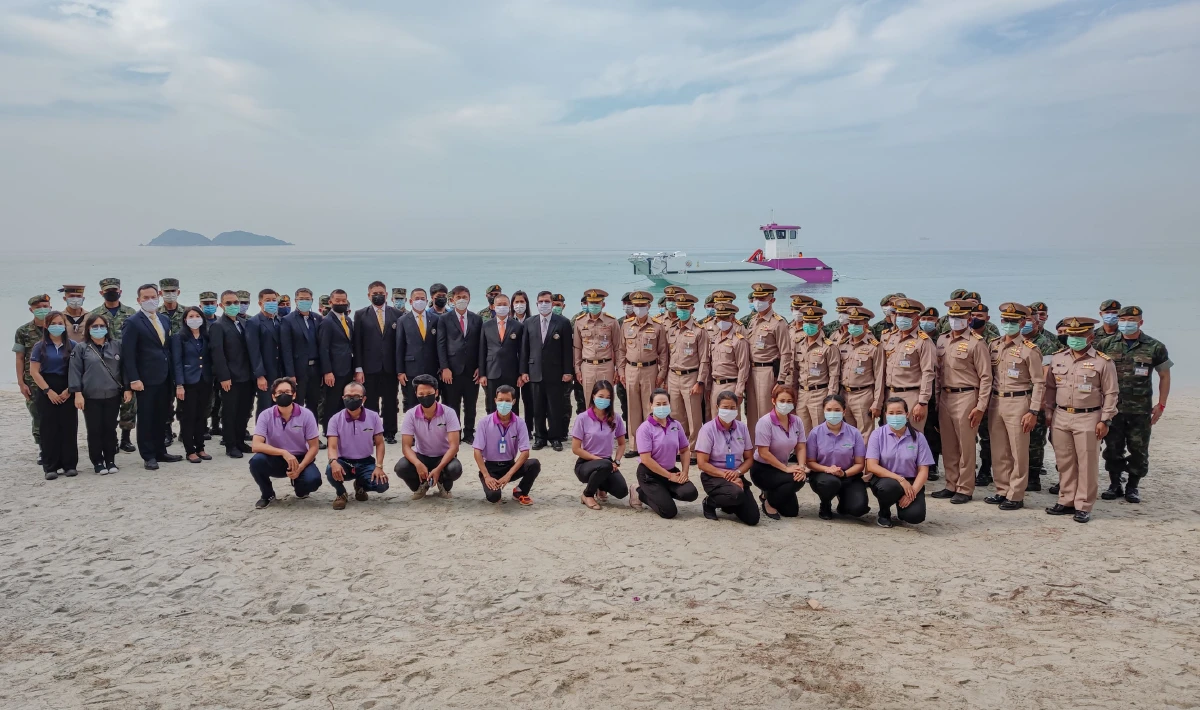 สถาบันเทคโนโลยีป้องกันประเทศ (สทป.) ส่งมอบต้นแบบอุตสาหกรรมเรืออเนกประสงค์เพื่อความมั่นคงทางทะเล