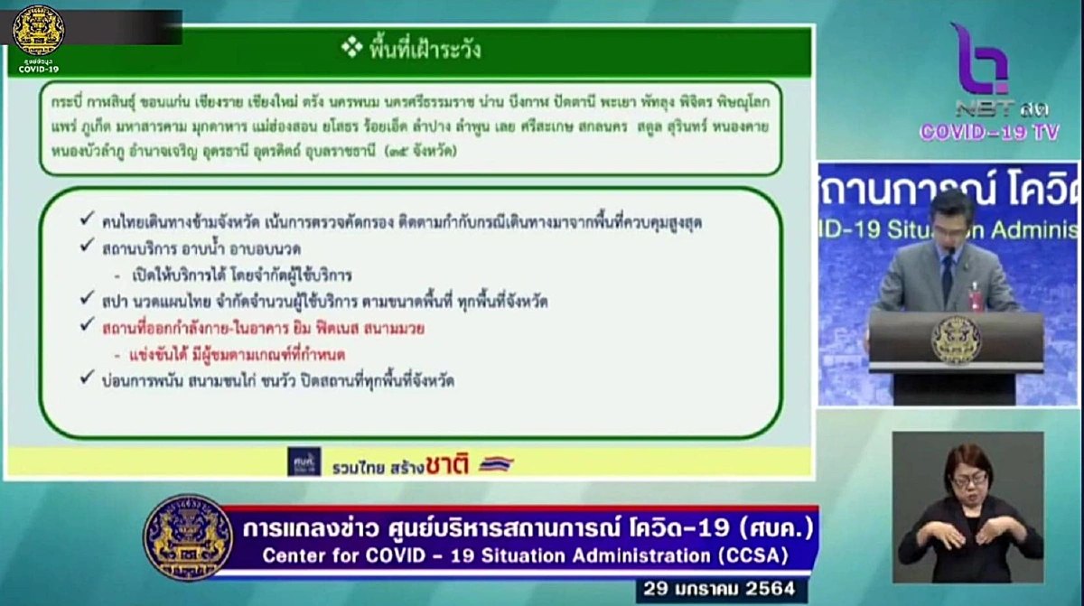 เช็คด่วน! เปิดมาตรการผ่อนปรนศบค.มีผลบังคับ1ก.พ.64