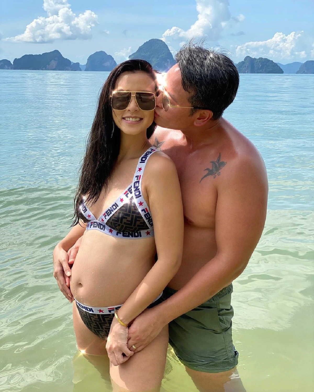 วิกกี้ อุ้มท้องโตถ่ายแบบก่อนคลอด จัดเต็มความปังฉลองอายุ 40 ปี