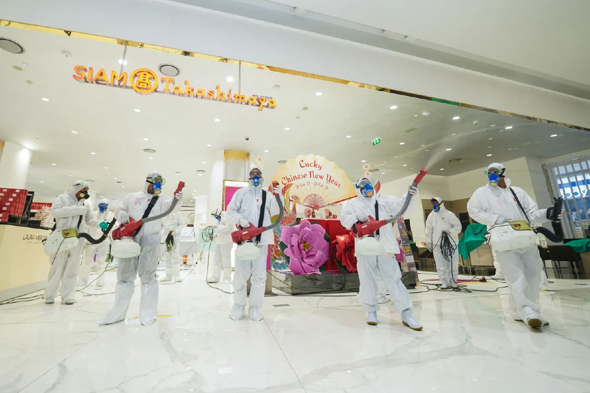 ไอคอนสยาม ยกระดับมาตรการป้องกันโควิด-19 ขีดสุด จัด “MEGA BIG CLEANING DAY”