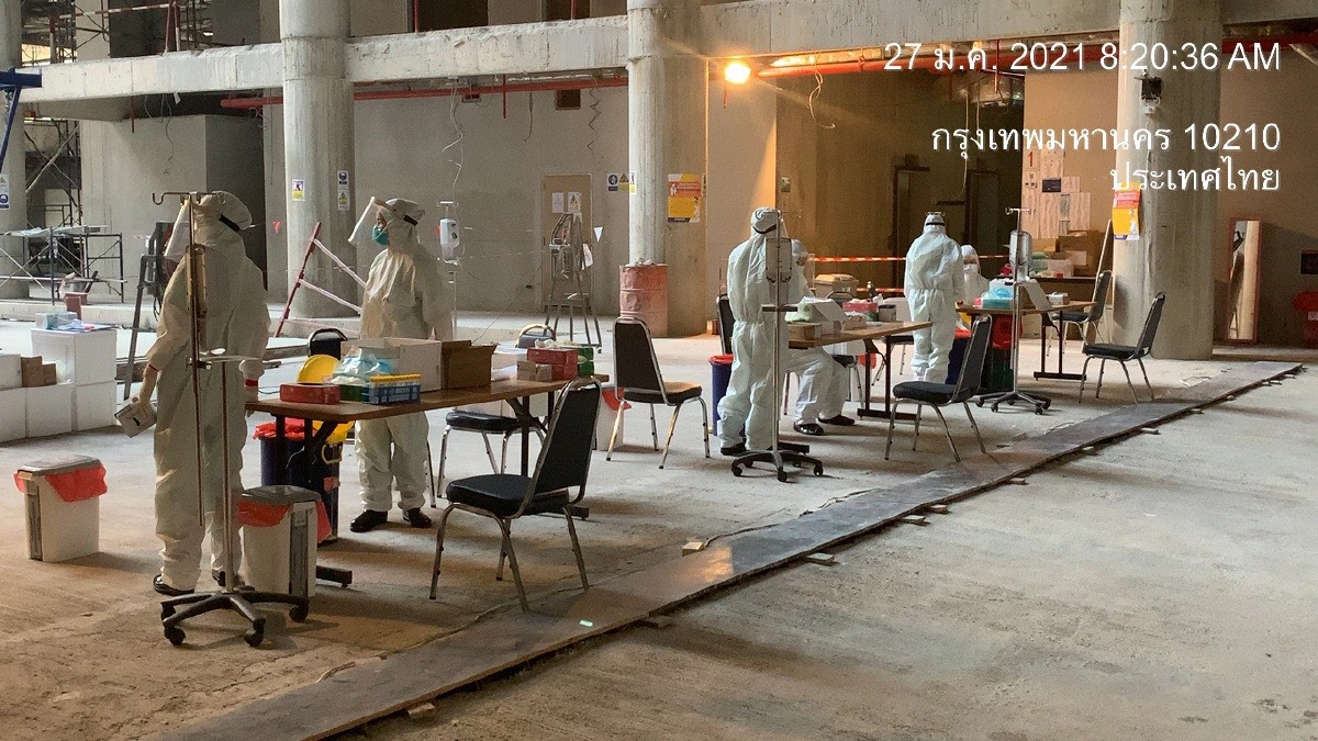 ศูนย์ราชการเฉลิมพระเกียรติฯ โซนซี ไร้เงาแรงงานติดเชื้อโควิด-19