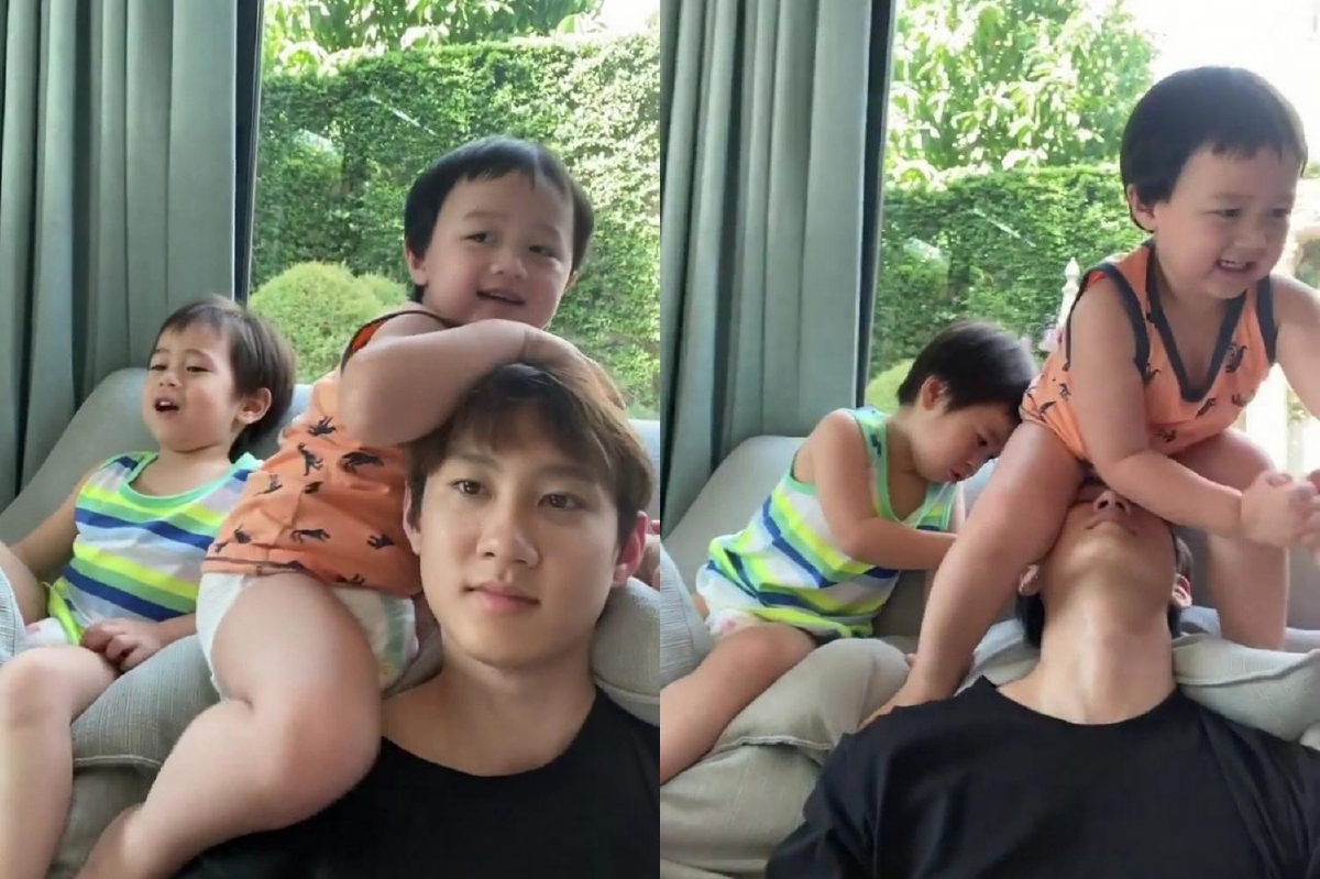 น้องพายุ ปีนหัวเล่นกับ กัปตัน ชลธร คนติงไม่เหมาะผู้ใหญ่ควรสั่งสอน น้องพายุ ปีนหัวเล่นกับ กัปตัน ชลธร คนติงไม่เหมาะผู้ใหญ่ควรสั่งสอน