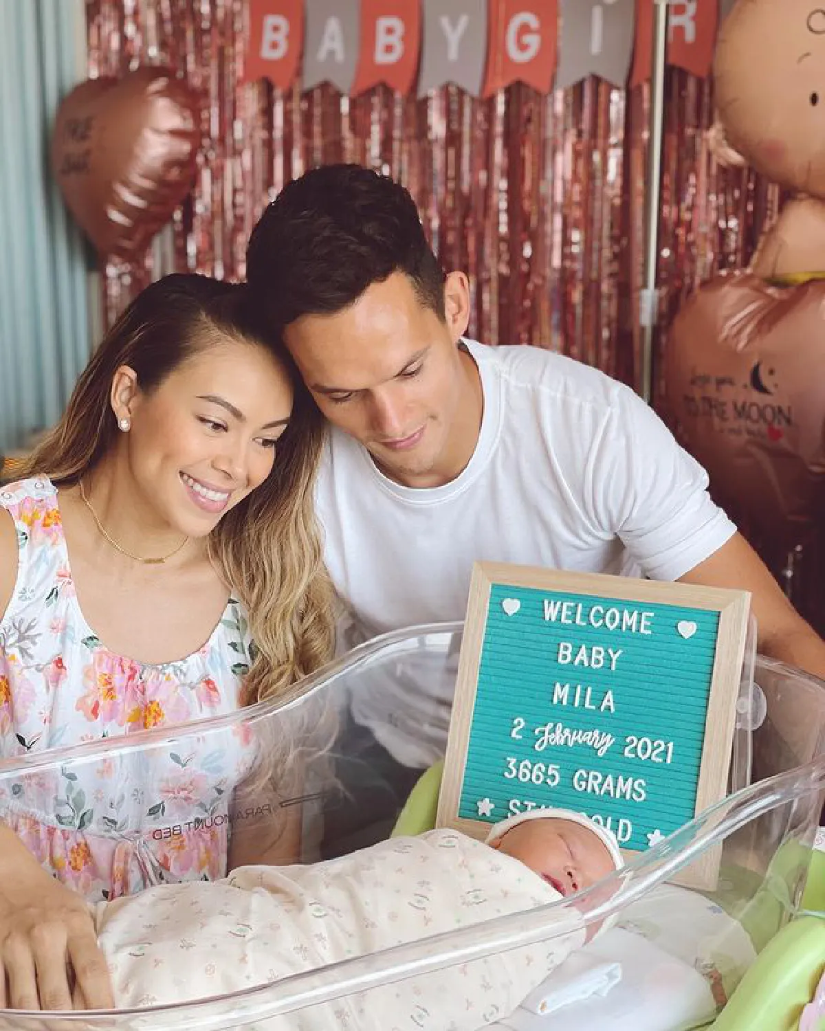 คุณแม่ป้ายแดง เทย่า โรเจอร์ คลอดลูกสาวคนแรกแล้ว ตั้งชื่อน้อง มิลา