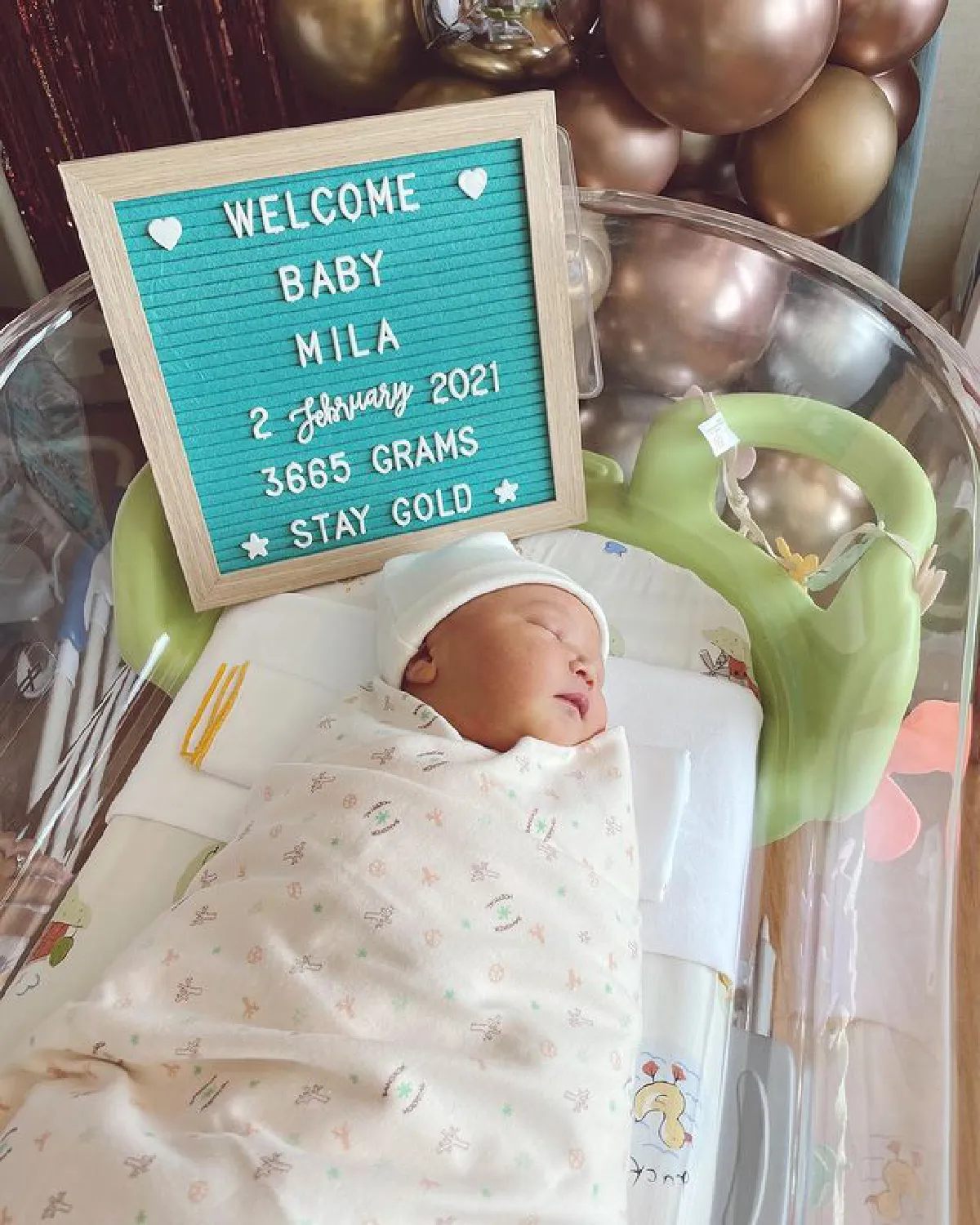 คุณแม่ป้ายแดง เทย่า โรเจอร์ คลอดลูกสาวคนแรกแล้ว ตั้งชื่อน้อง มิลา