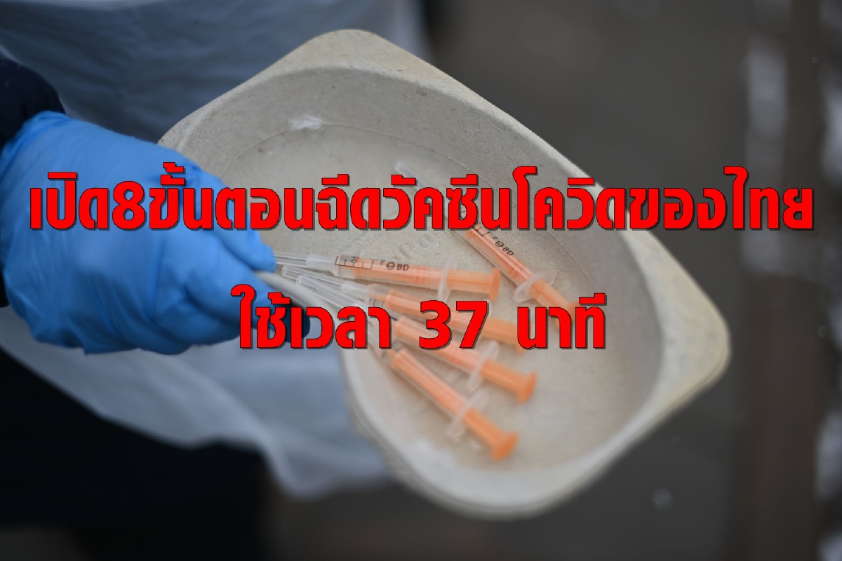 เปิดต้นแบบระบบฉีดวัคซันโควิดของไทย 8ขั้นตอนใช้เวลารวม37นาที เปิดต้นแบบระบบฉีดวัคซันโควิดของไทย 8ขั้นตอนใช้เวลารวม37นาที