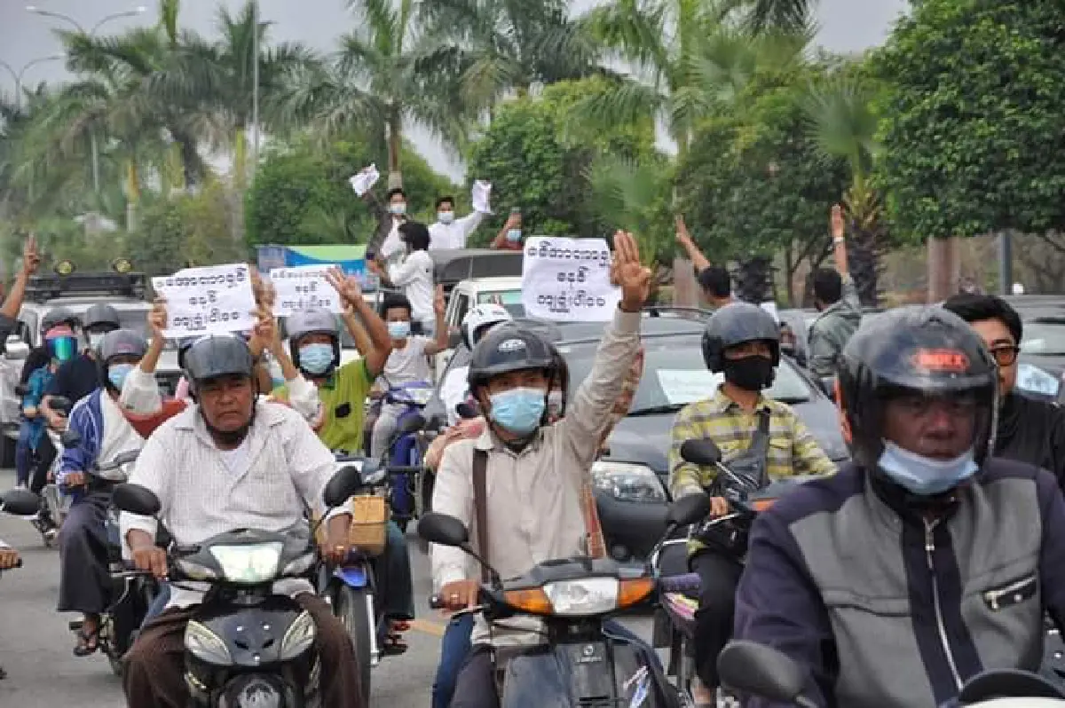 ส่องม็อบเมียนมา เหมือน-ต่างไทยยังไงมาดูกัน