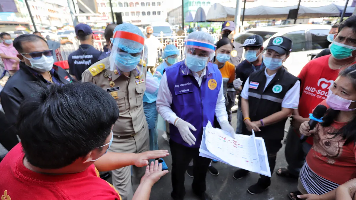 ปทุมธานีสั่งปิด2ตลาด หลังพบติดเชื้อโควิด-19เป็นกลุ่มก้อน