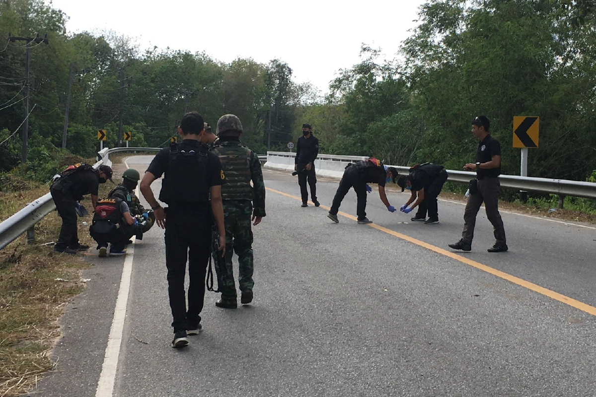 คนร้ายลอบวางระเบิดหัวสะพานทหารพรานเจ็บ2ที่ระแงะ