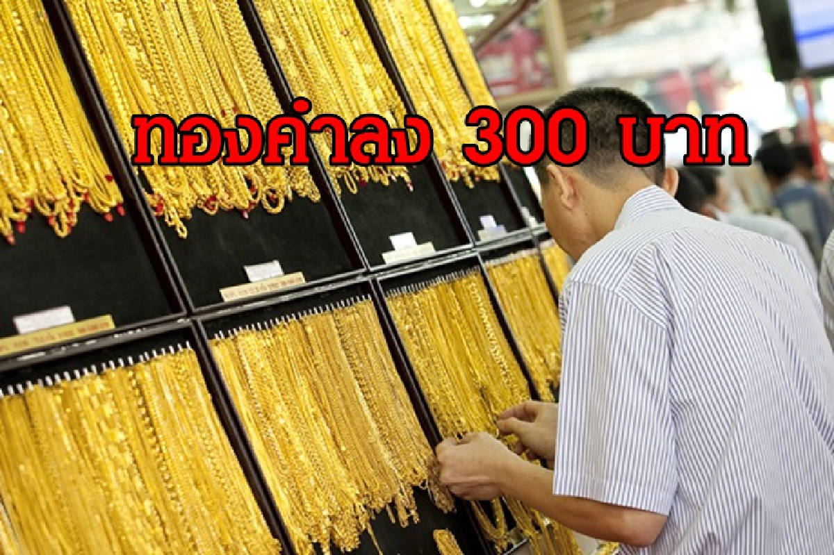 ทองคำ 17 กพ. ร่วง 300 บาท ทองคำ 17 กพ. ร่วง 300 บาท