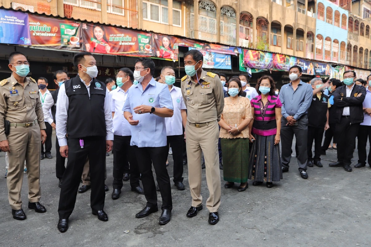 อนุทินลงพื้นที่ตลาดพรพัฒน์มั่นใจทีมปทุมคุมโควิดได้